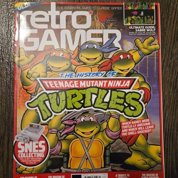 Retro Gamer 241 Tmnt game history snes nes switch nintendo sega genesis 2 3 4 iv - Picture 1 of 1